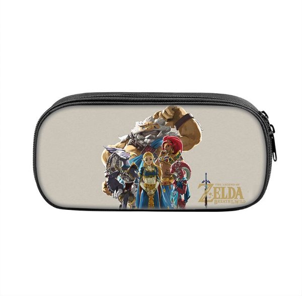 The Legend of Zelda Breath of the Wild Cosmetic Bags Boys Girls Children Large Pencil Case Purse Storage Bags Women Men Multifunction Makeup Bag - Image 8