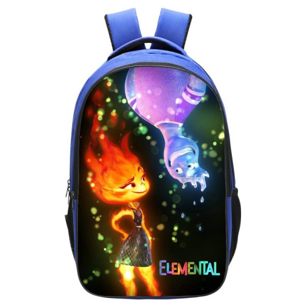 Elemental Backpack School Bag Blue - Image 9