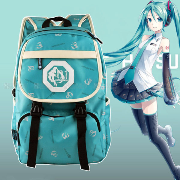 Hatsune Miku Cartoon Backpack School Bag