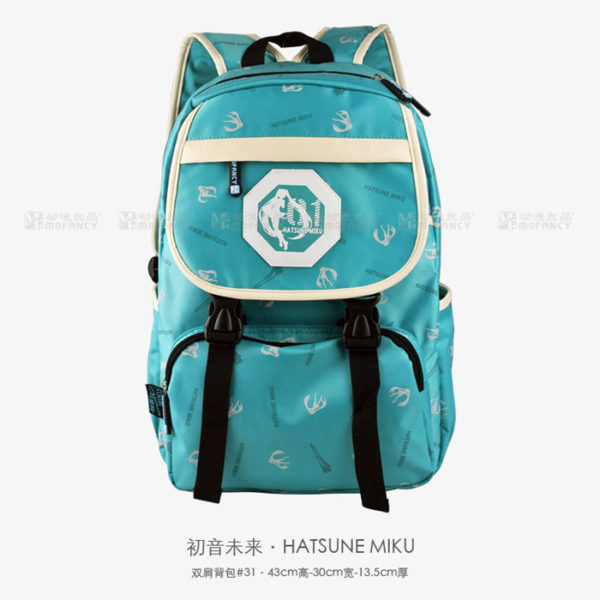 Hatsune Miku Cartoon Backpack School Bag