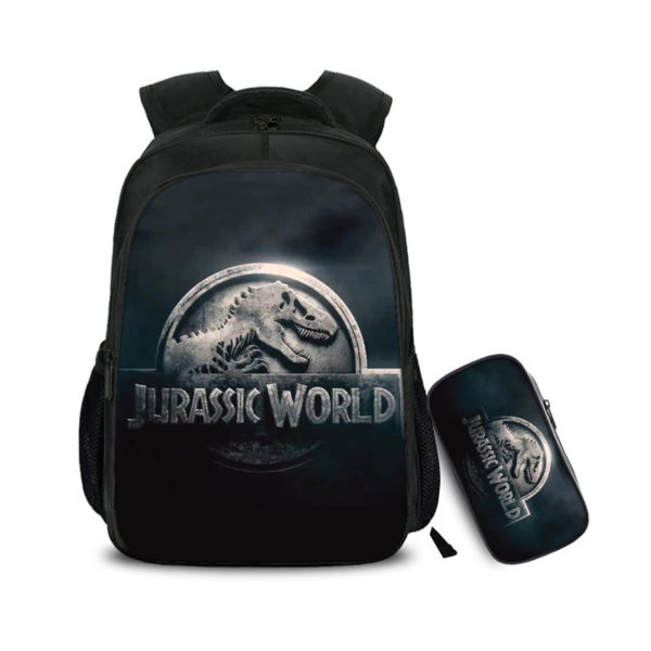 16″Jurassic World: Fallen Kingdom Backpack School Bag+Pencil Bag - Image 8