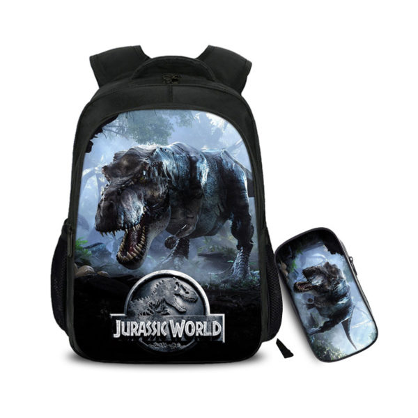 16″Jurassic World: Fallen Kingdom Backpack School Bag+Pencil Bag - Image 12