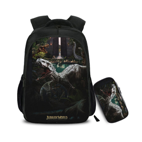 16″Jurassic World: Fallen Kingdom Backpack School Bag+Pencil Bag - Image 19