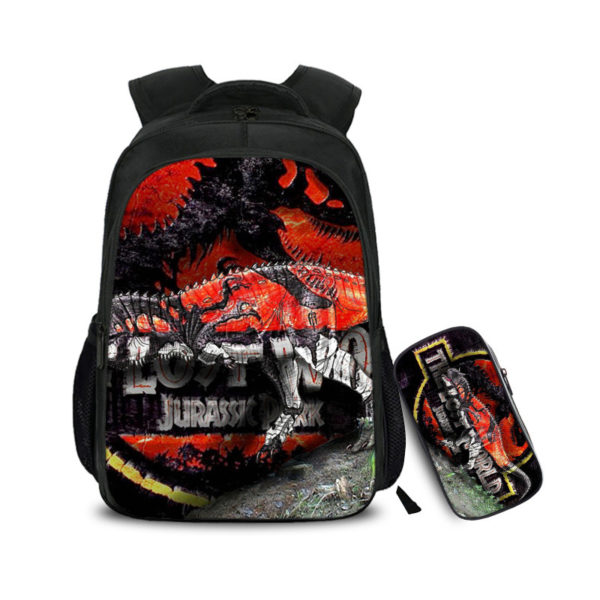 16″Jurassic World: Fallen Kingdom Backpack School Bag+Pencil Bag - Image 21