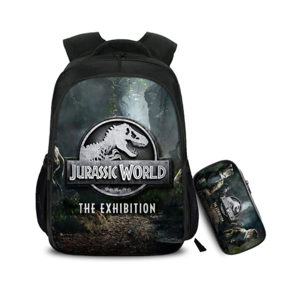 16″Jurassic World: Fallen Kingdom Backpack School Bag+Pencil Bag - Image 23