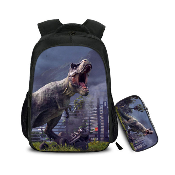 16″Jurassic World: Fallen Kingdom Backpack School Bag+Pencil Bag - Image 29