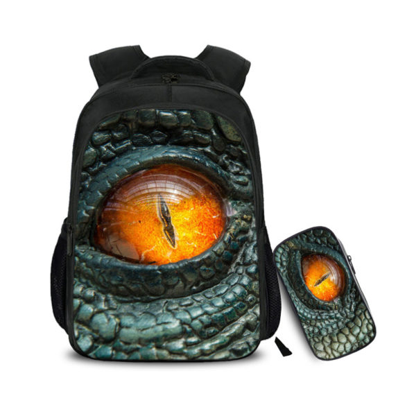 16″Jurassic World: Fallen Kingdom Backpack School Bag+Pencil Bag - Image 4