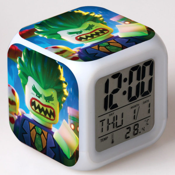 LEGO Batman 7 Colors Change Digital Alarm LED Clock - Image 21