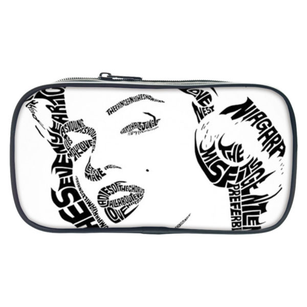 Marilyn Monroe Pen Case Student’s Large Capacity Pencil Bag - Image 28