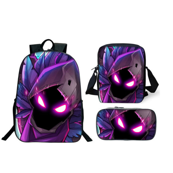 16″Fortnite Backpack School Bag+Messenger Bag+Pencil Bag - Image 16