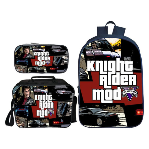 16″GTA Backpack School Bag+Lunch Bag+Pencil Bag - Image 4