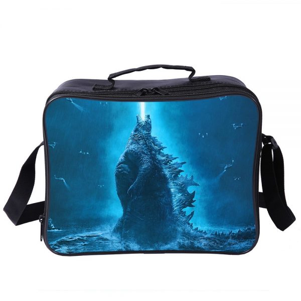 Godzilla King of the Monsters Cooler Bag Insulation Bag Students School Food Storage Box - Image 18