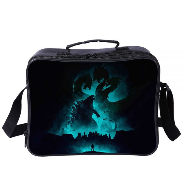 Godzilla King of the Monsters Cooler Bag Insulation Bag Students School Food Storage Box - Image 15