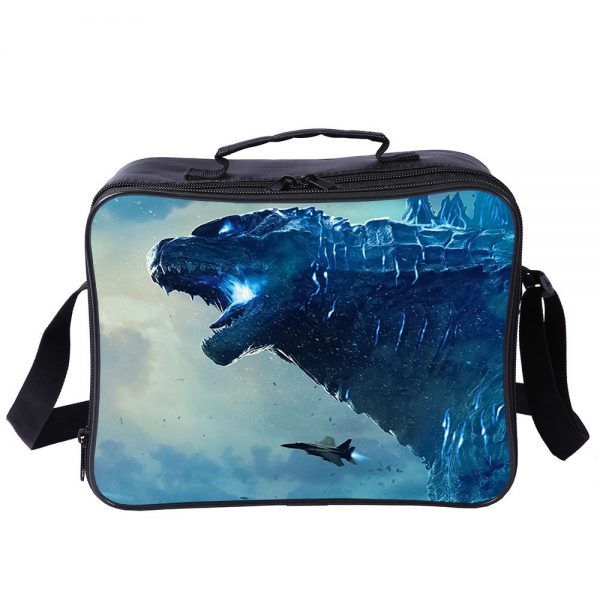 Godzilla King of the Monsters Cooler Bag Insulation Bag Students School Food Storage Box - Image 16