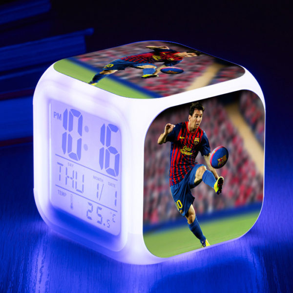 Messi 7 Colors Change Digital Alarm LED Clock - Image 9