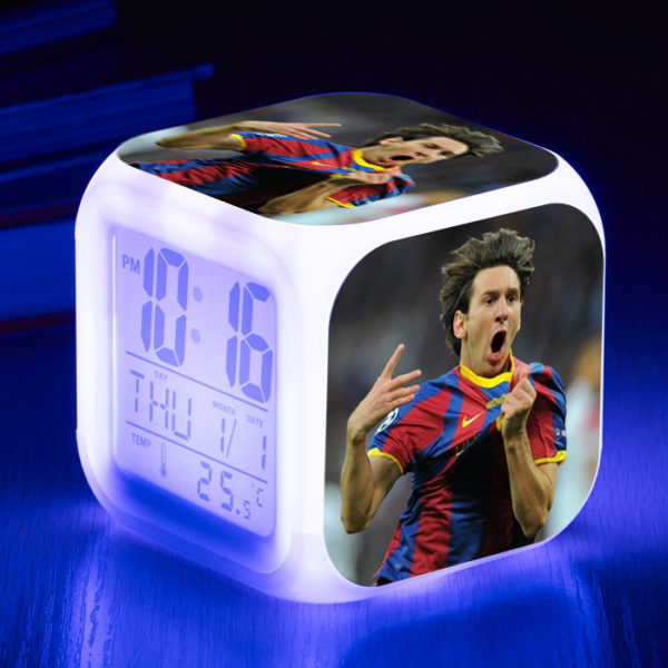 Messi 7 Colors Change Digital Alarm LED Clock - Image 11