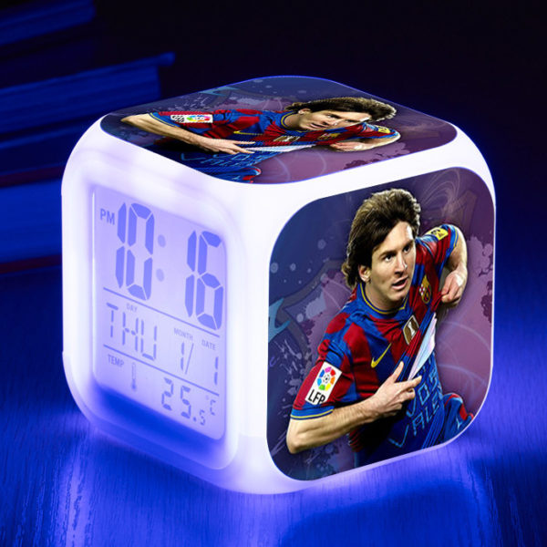 Messi 7 Colors Change Digital Alarm LED Clock - Image 12