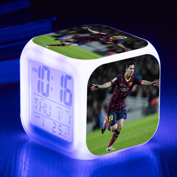 Messi 7 Colors Change Digital Alarm LED Clock - Image 13