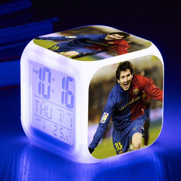 Messi 7 Colors Change Digital Alarm LED Clock - Image 22