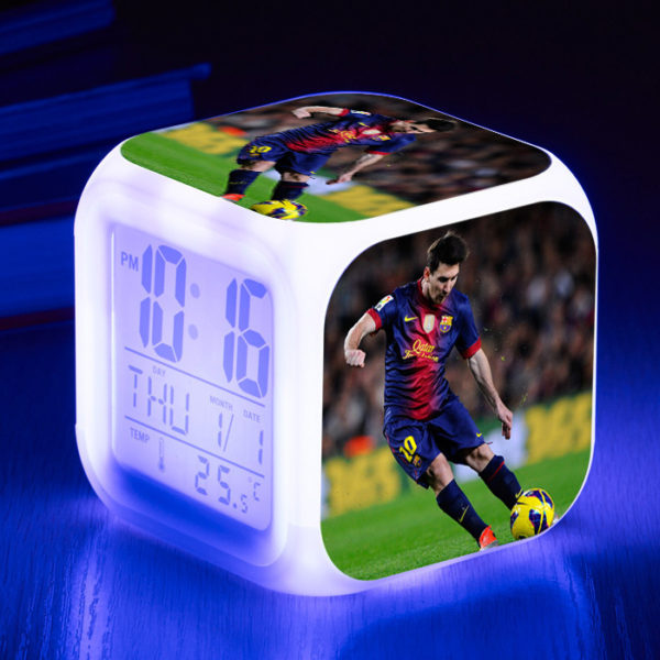 Messi 7 Colors Change Digital Alarm LED Clock - Image 15