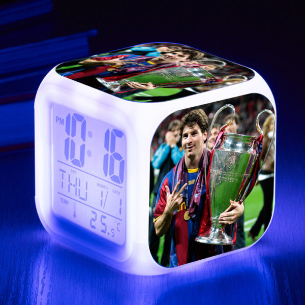 Messi 7 Colors Change Digital Alarm LED Clock - Image 19