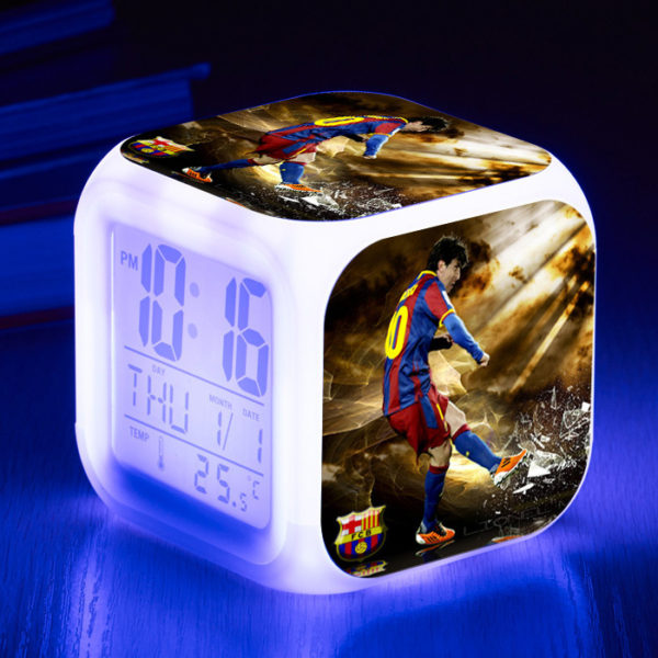 Messi 7 Colors Change Digital Alarm LED Clock - Image 20