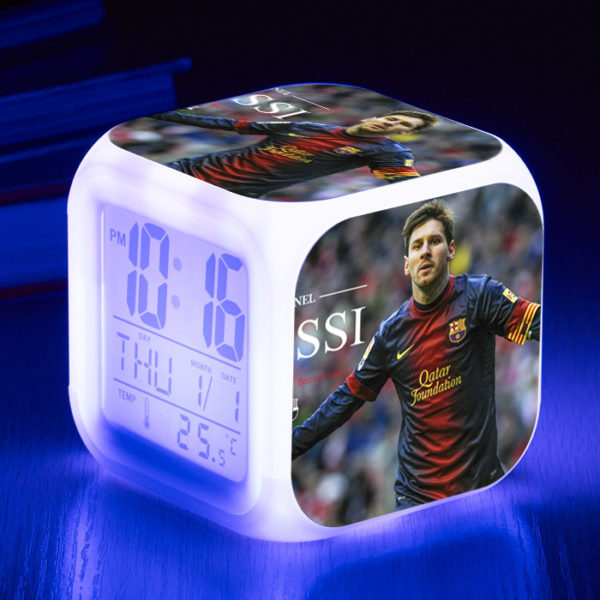 Messi 7 Colors Change Digital Alarm LED Clock - Image 26