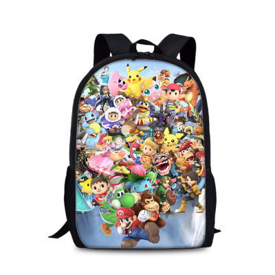 Smash Bros Ultimate Large Capacity Backpack School Creative Gym Tote Bag  Large Capacity on OnBuy