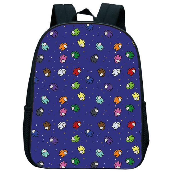 Among Us Backpack School Bag Kids Multi Function Small Bagpack Student Travel Backpack - Image 23