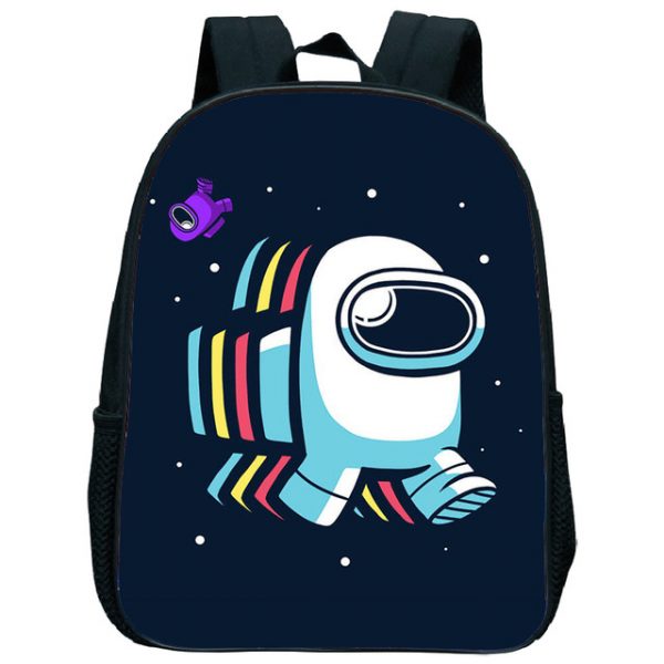 Among Us Backpack School Bag Kids Multi Function Small Bagpack Student Travel Backpack - Image 25