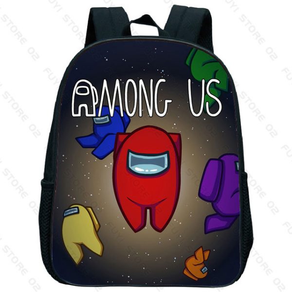 Among Us Backpack School Bag Kids Multi Function Small Bagpack Student Travel Backpack - Image 29