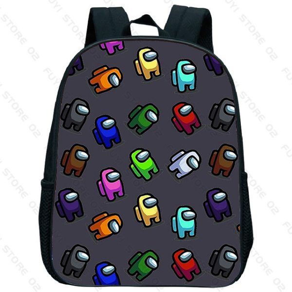 Among Us Backpack School Bag Kids Multi Function Small Bagpack Student Travel Backpack - Image 31