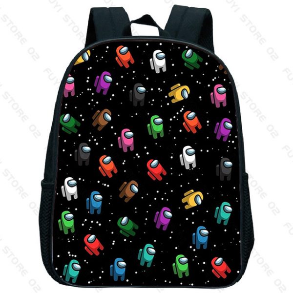 Among Us Backpack School Bag Kids Multi Function Small Bagpack Student Travel Backpack - Image 11