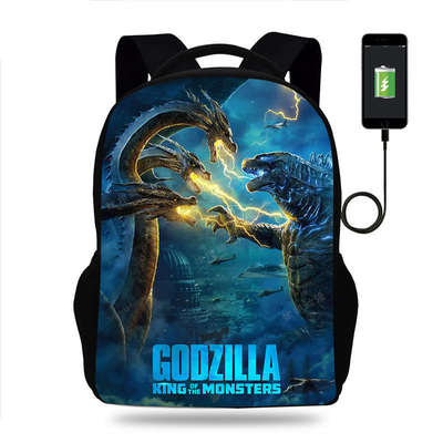 Godzilla Backpack, King of Monsters Kids Rucksack School Bag