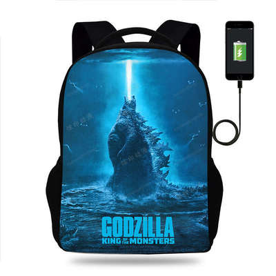 Godzilla Backpack, King of Monsters Kids Rucksack School Bag