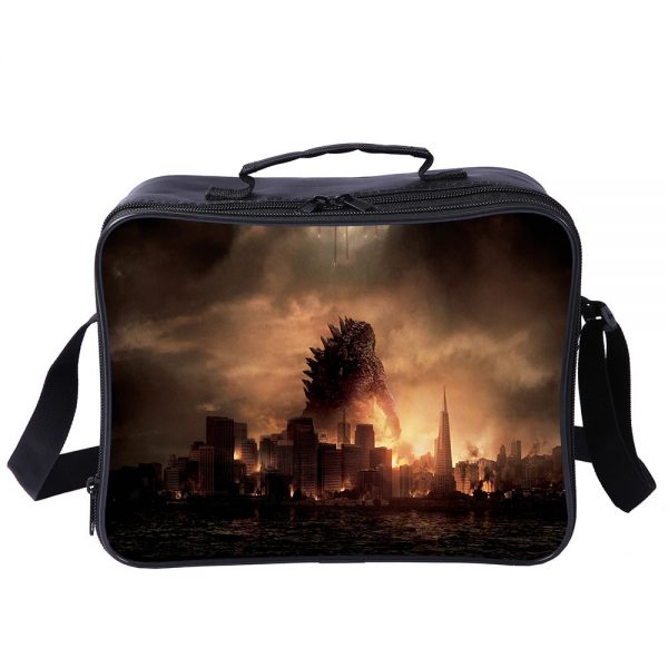 Godzilla vs Kong Cooler Bag Insulation Bag Students School Food Storage Box - Image 20