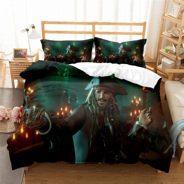 Sea of Thieves Comfortable Bedding Three-Piece Soft and Breathable Duvet Cover - Image 6