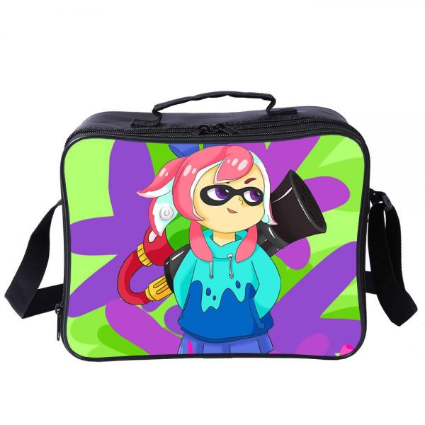 Splatoon Cooler Bag Insulation Bag Students School Food Storage Box - Image 19