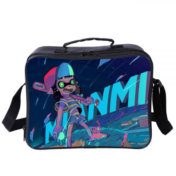 Splatoon Cooler Bag Insulation Bag Students School Food Storage Box - Image 20