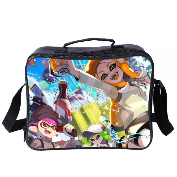 Splatoon Cooler Bag Insulation Bag Students School Food Storage Box - Image 10