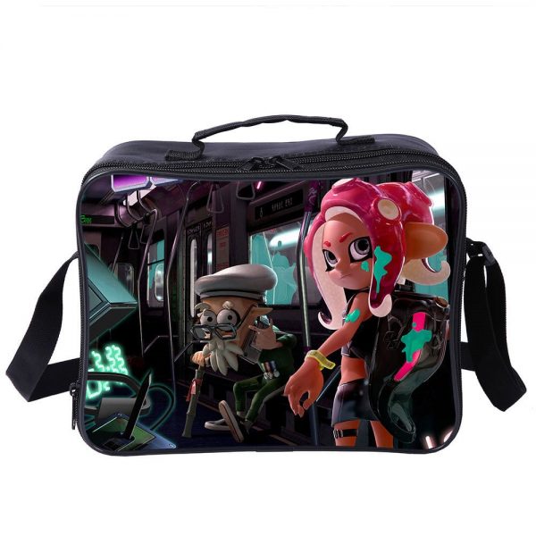 Splatoon Cooler Bag Insulation Bag Students School Food Storage Box - Image 2