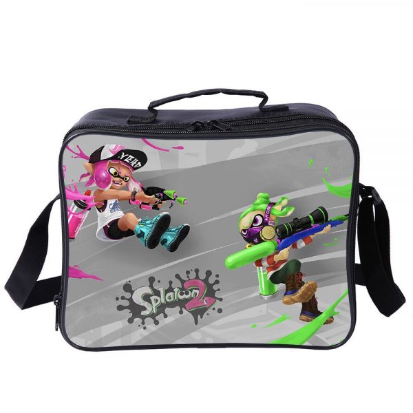 Splatoon Cooler Bag Insulation Bag Students School Food Storage Box - Image 3