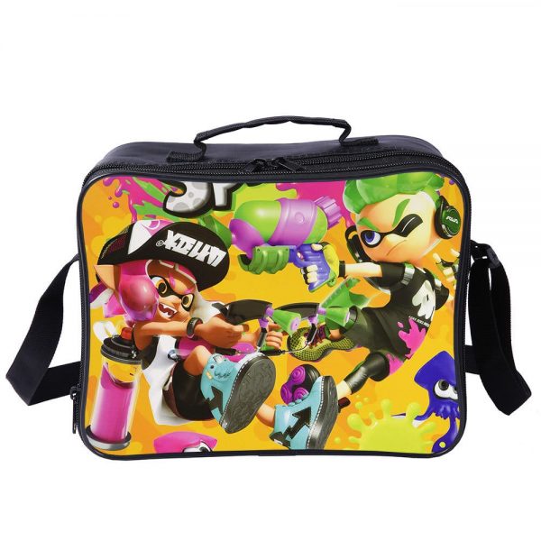 Splatoon Cooler Bag Insulation Bag Students School Food Storage Box - Image 4