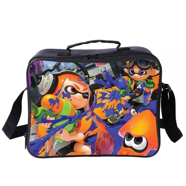 Splatoon Cooler Bag Insulation Bag Students School Food Storage Box - Image 5