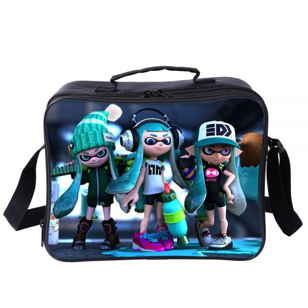 Splatoon Cooler Bag Insulation Bag Students School Food Storage Box - Image 7