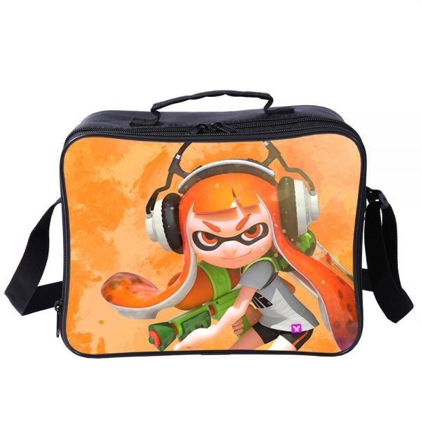 Splatoon Cooler Bag Insulation Bag Students School Food Storage Box - Image 9