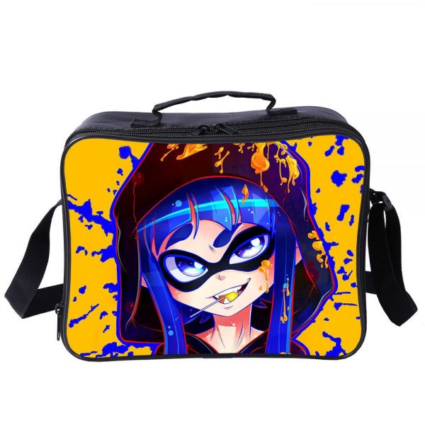 Splatoon Cooler Bag Insulation Bag Students School Food Storage Box - Image 11