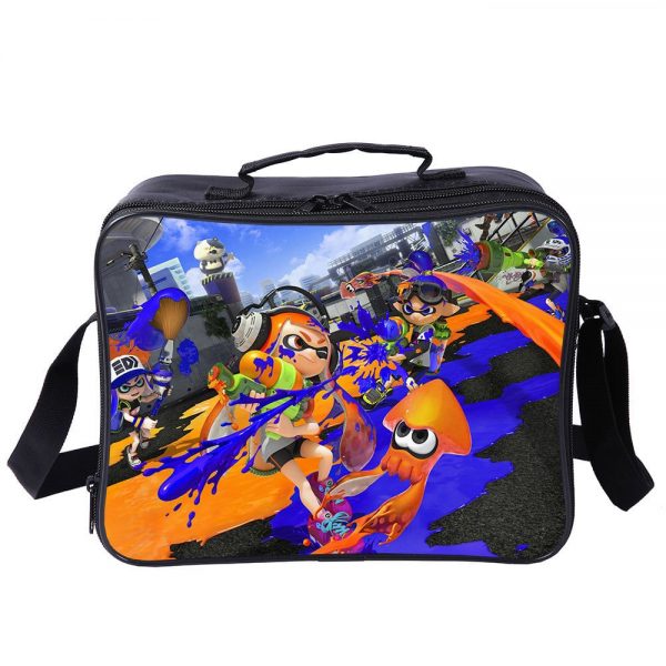 Splatoon Cooler Bag Insulation Bag Students School Food Storage Box - Image 16