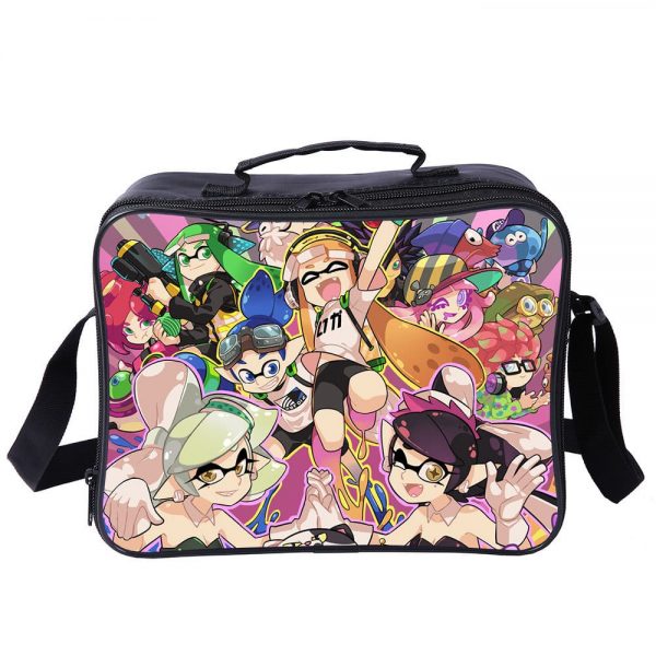 Splatoon Cooler Bag Insulation Bag Students School Food Storage Box - Image 17