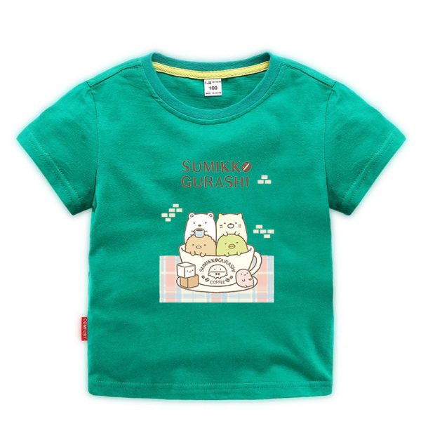 Sumikkogurashi Short Sleeve T-Shirts For Children - Image 4